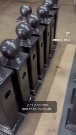 Изготовление розеток в виде декоративных столбиков для содового участка⚙️🔥