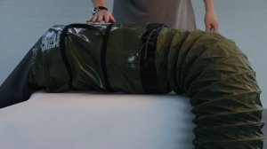 гофра для тепловой пушки непрямого нагрева с сумкой для транспортировки и хранения.