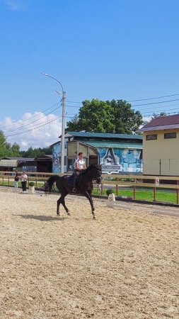 Оксана Новикова и Дольче Вита, выездные старты, самостоятельная работа, менки. Тренер Мария Вотинцев