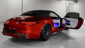 Mercedes Maybach SL 680 2025 года — звук, интерьер и экстерьер