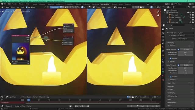 Blender 3D for Beginners- Model a Jack-o'-lantern - Harry Jones_11