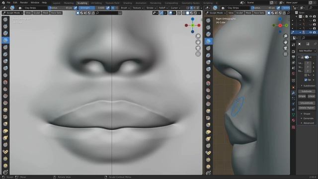 11. Sculpting Part 3 (Sculpting The Mouth)