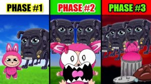 Все стадии Лабубу в новом SUS Incredibox Sprunki: от милого кролика до кошмарного монстра!