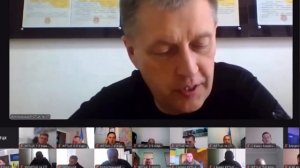 Планёрка людоловов. Начальник в конце  фраз сбивается на русский