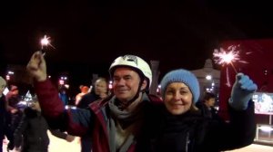 Встреча Нового года 2018 на катке ВДНХ