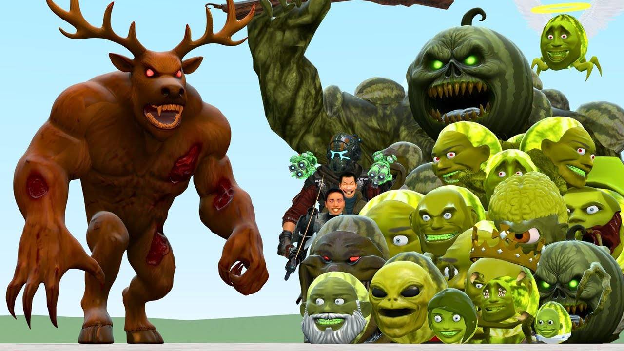 Проклятый Олень в Роблоксе 99 ночей в лесу Против всей семьи Лин Ганг Мелон смотреть онлайн