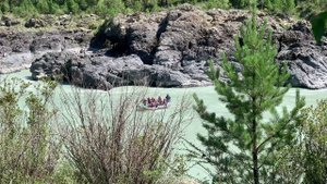 Ороктойский мост и Бийские горы (нарезка из поездки)