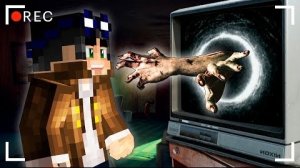 ОНО ВЫЛЕЗАЕТ ИЗ ТЕЛЕВИЗОРА ЗВОНОК [ДЕНЬ З] - СТРАШИЛКИ В МАЙНКРАФТ