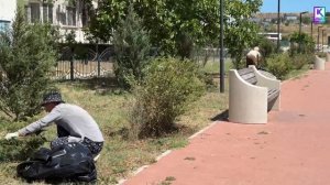 В Таврическом сквере наводят порядок
