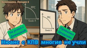 Экономика. Лекция 4. Кривая Производственных Возможностей. Простая тема с подвохом.