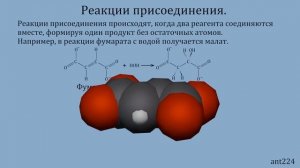 Реакции присоединения.