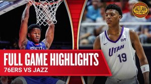 "76ERS" против "JAZZ" | ЛЕТНЯЯ ЛИГА СОЛТ-ЛЕЙК-СИТИ | ПОЛНЫЙ ОБЗОР МАТЧА