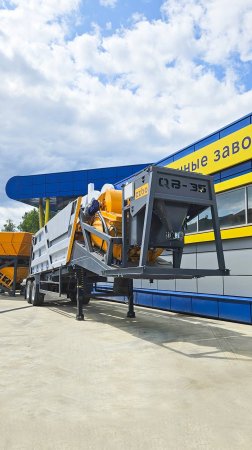 Новинка на ZZBO.RU — мобильный бетонный завод QUICK BETON TWIN-35Ш на шасси!
