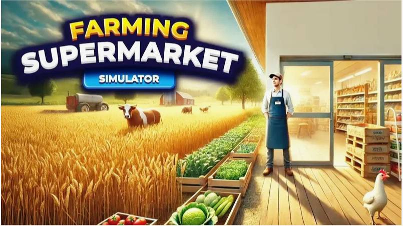 Поиграем в ферму  Farming & Supermarket Simulator ден 2