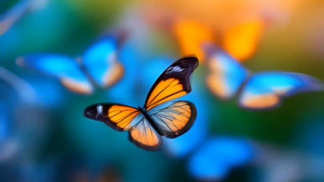 Эффектные бабочки 🦋 🦋 🦋  #АСМР #ASMR #лето смотреть онлайн