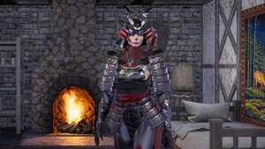Игра The Pharody. Женский персонаж класса Воин.