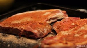 Быстрые отбивные на сковороде