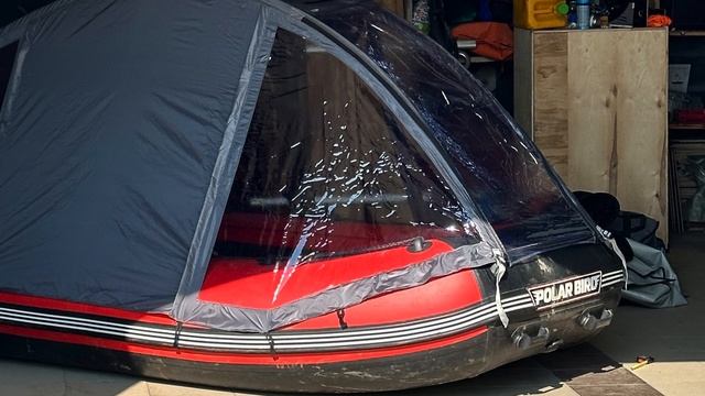 Установка ходового тента на лодку смотреть онлайн