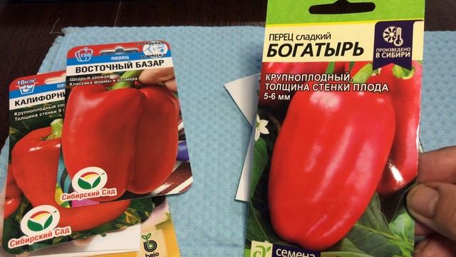 Обзор семян . Покупка через интернет магазин.
