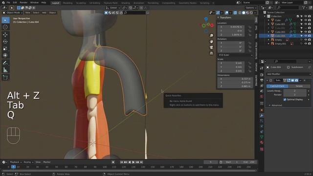 03. Modeling The Legs And Arms