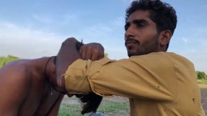 Магия индийского уличного парикмахера! 💥 Полный уход за головой, шеей и плечами