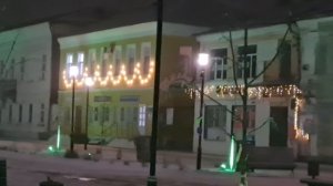 Лебедянь зимой вечером
