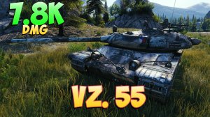Vz. 55 • Фатальный аппарат! - 8 Фрагов 7.8K Урона • Мир Танков