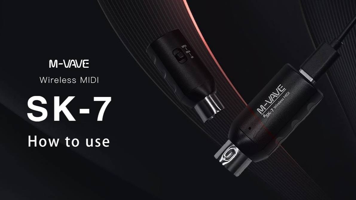 M-Vave SK-7: Wireless MIDI Adapter
