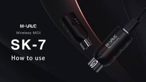M-Vave SK-7: Wireless MIDI Adapter