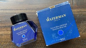 Чернила для перьевой ручки Waterman Serenity Blue