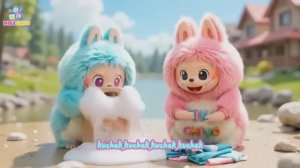 LABUBU стирает вещи