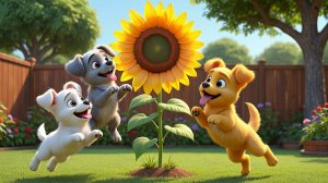 32 Мультик, песенка про щенят и семечко подсолнуха