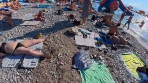 Геленджик Кабардинка Центральный пляж сегодня 26 июля 2025. Море и погода в Геленджике сейчас