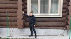 Тёплый шов дома из кедра - Команда ПАКЛЯ