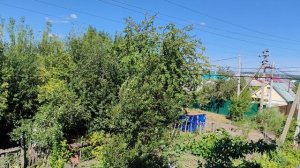 Деревенские огороды, смотрю в деревенское окно в субботу