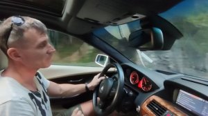 BMW 650i E63 - ездовые вниз по серпантину. Само совершенство