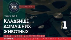 Кладбище домашних животных - часть 1 - Стивен КИНГ (читает Юрий ЗАБОРОВСКИЙ) | аудиокниги слушать