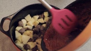 Говядина с картошкой в казане