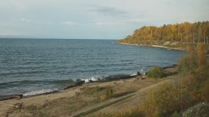 Байкал из окна поезда (Транссибирская магистраль).