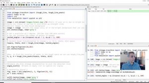 YR1 - Detecting straight lines using Hough Transform in python