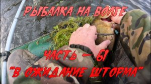 Рыбалка на Волге. Часть - 61. "В ожидание ШТОРМА".