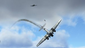 И-16 против Ju52.