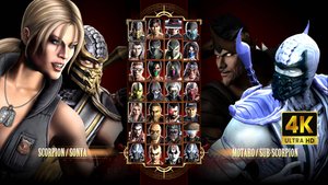 Игра за Scorpion Spec Ops & Cassie Cage PUNK в Mortal Kombat Komplete Edition на PC Expert в 4K