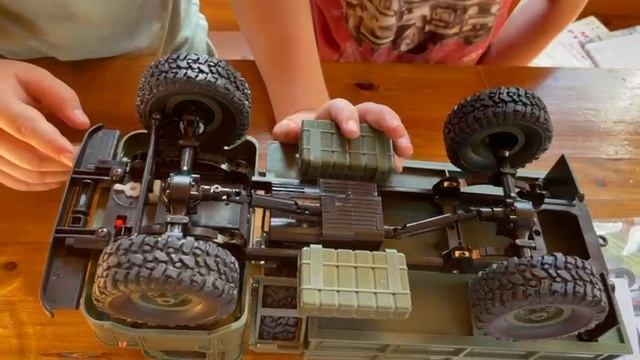 Распаковка машины