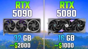RTX 5090 vs RTX 5080 | Test in 7 Games