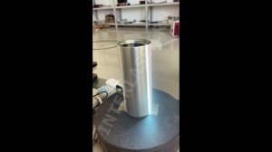 снятие лакокрасочного покрытия лазером с круглых поверхностей