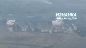 Прилёты ФАБов с УМПК по позициям украинских боевиков в н.п. Северск !!!