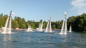 Прогулки по Москве. Фестиваль Гидрофлай фест 2025. Зафиксировали 2 мировых рекорда.