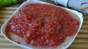 Аджика с яблоками и помидорами на зиму