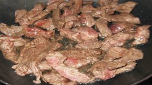 Говядина с макаронами